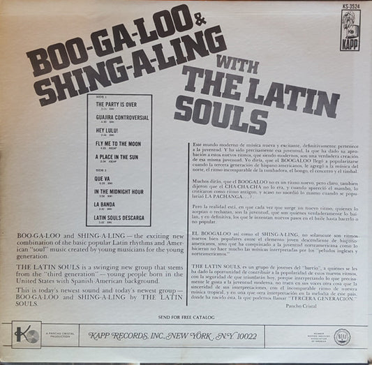 The Latin Souls (3) : Boo-Ga-Loo & Shing-A-Ling (LP, Album)