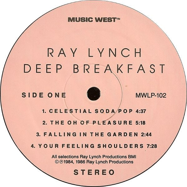 Ray Lynch : Deep Breakfast (LP, Album, RE)
