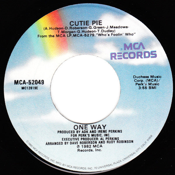One Way : Cutie Pie (7", Glo)