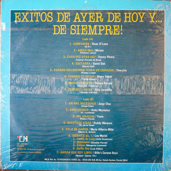 Various : Exitos De Ayer, De Hoy Y De Siempre (LP, Comp)