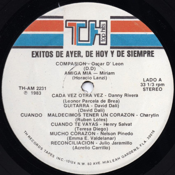 Various : Exitos De Ayer, De Hoy Y De Siempre (LP, Comp)