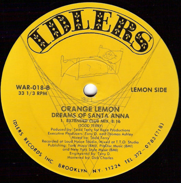 Orange Lemon : The Texican / Dreams Of Santa Anna (12")