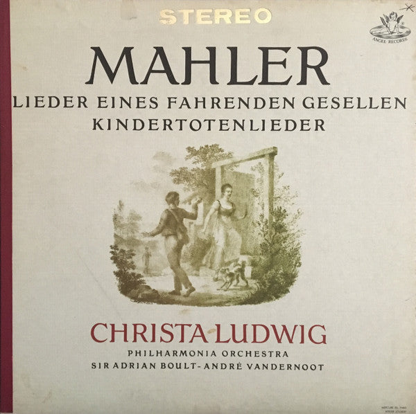 Gustav Mahler - Christa Ludwig : Lieder Eines Fahrenden Gesellen / Kindertotenlieder (LP, Album)