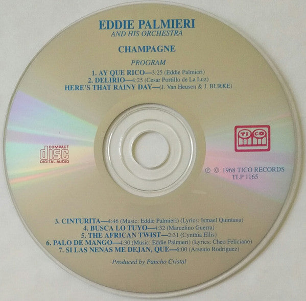 Eddie Palmieri And His Orchestra : Champagne (CD, Album, RE)