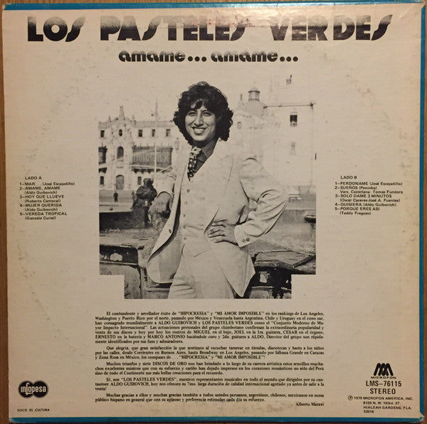 Aldo (14) Y Los Pasteles Verdes : Amame... Amame... (LP, Album)