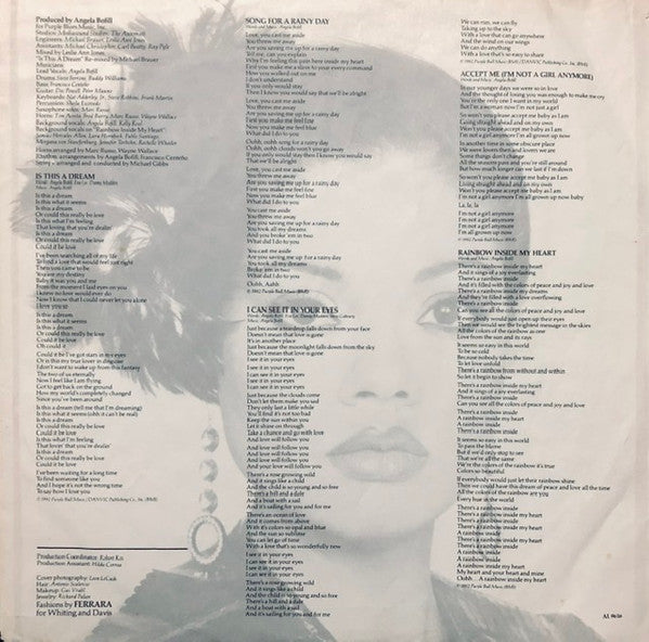Angela Bofill : Too Tough (LP, Album, Hau)