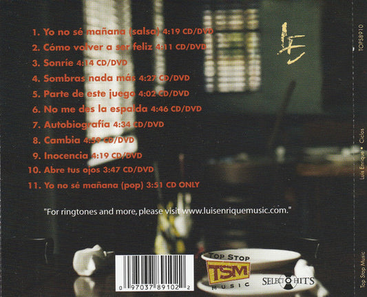 Luis Enrique : Ciclos (CD, Album + DVD-V)