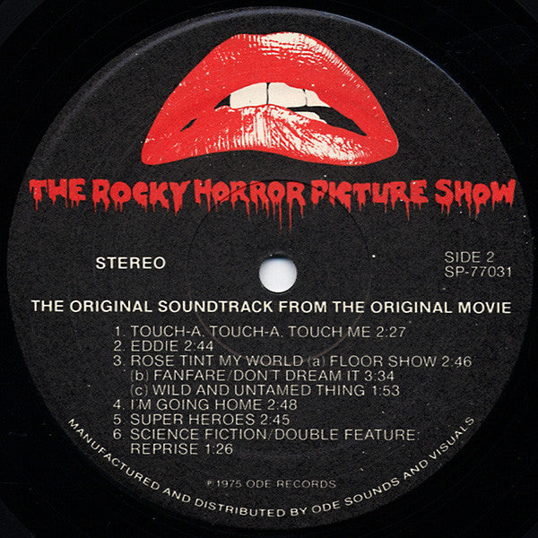 "The Rocky Horror Picture Show" Original Cast : The Rocky Horror Picture Show (LP, Album, Hub)