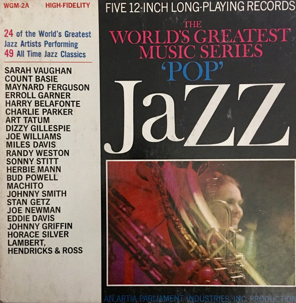 Various : The World's Greatest Music Series: "Pop" Jazz (Volume 1) (5xLP, Comp, Mono + Box)