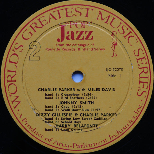 Various : The World's Greatest Music Series: "Pop" Jazz (Volume 1) (5xLP, Comp, Mono + Box)