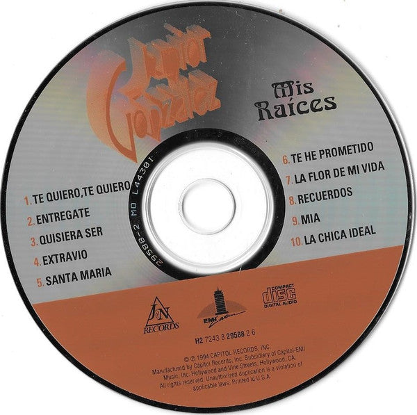 Junior Gonzalez : Mis Raices (CD, Album)