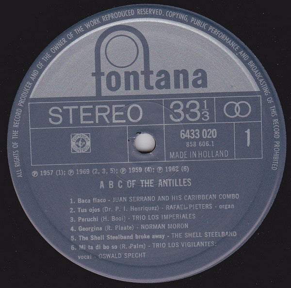 Various : ABC Of The Antilles (LP, Comp, RE)