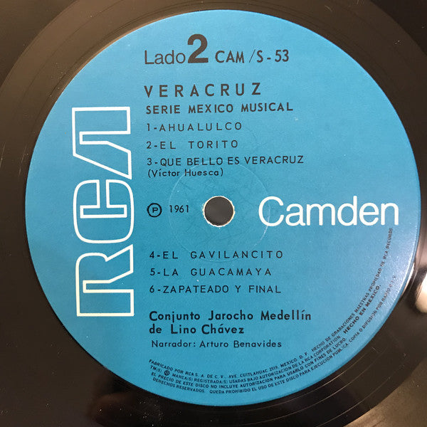 Conjunto Jarocho Medellin de Lino Chavez* : Veracruz (LP, Album, RE)