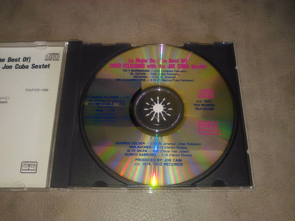 Cheo Feliciano With Joe Cuba Sextet : The Best Of Lo Mejor De Cheo Feliciano With The Joe Cuba Sextet (CD, Comp)
