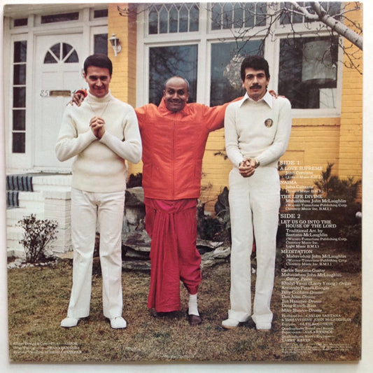 Carlos Santana & Mahavishnu John McLaughlin* - Love Devotion Surrender vinyl record, LP (Near Mint (NM or M-)) | Lulo Records