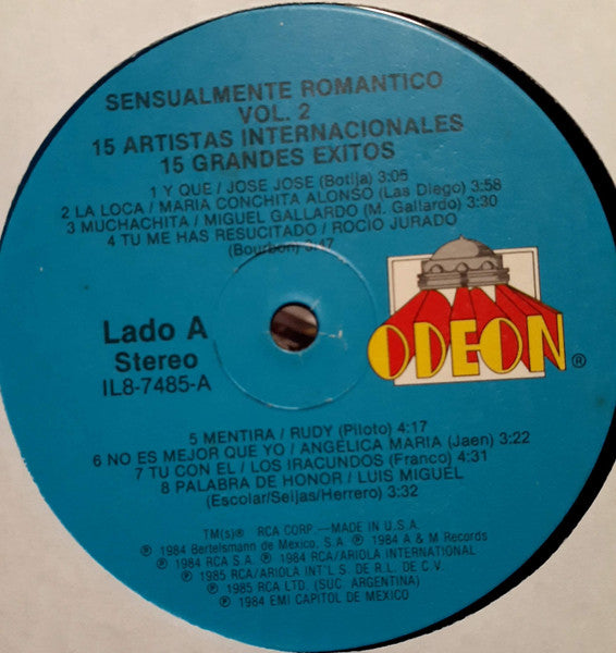 Various : Sensualmente Romántico Vol. 2 (LP, Comp)