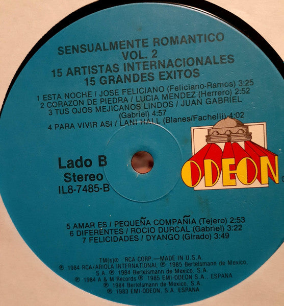 Various : Sensualmente Romántico Vol. 2 (LP, Comp)