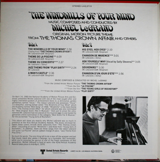 Michel Legrand - The Windmills Of Your Mind vinyl record, LP (Mint (M)) | Lulo Records