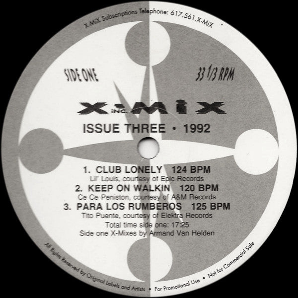 Various : X-Mix Issue Three (12", Comp, Promo)