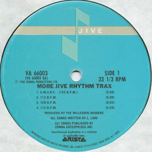 Willesden Dodgers : More Jive Rhythm Trax (LP, Album)
