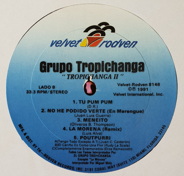 Tropichanga : Tropichanga 2 (LP, Album)