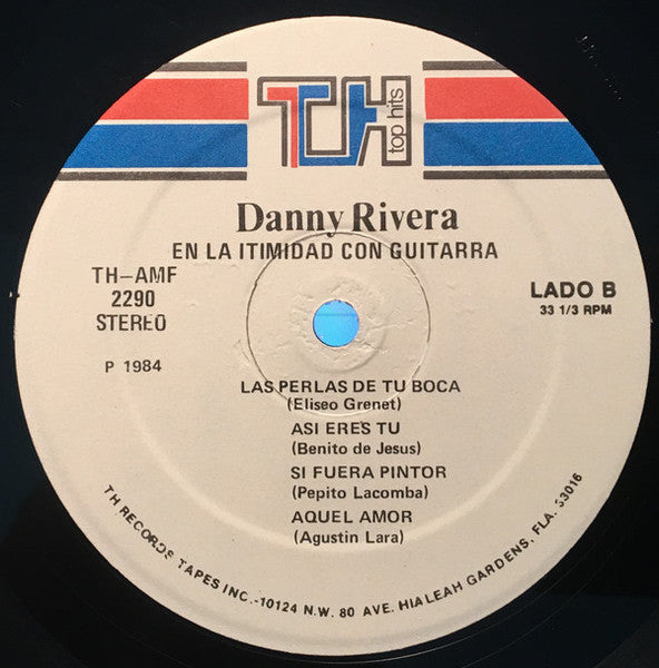 Danny Rivera : Danny Rivera En La Intimidad... Con Guitarras (LP, Album)