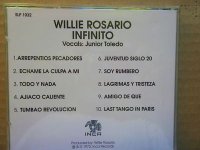 Willie Rosario : Infinito (CD, Album, RE)