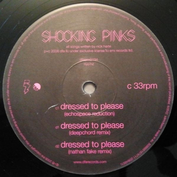 Shocking Pinks : Cutout / Dressed To Please (2x12")