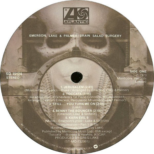 Emerson, Lake & Palmer - Brain Salad Surgery vinyl record, LP (Mint (M)) | Lulo Records