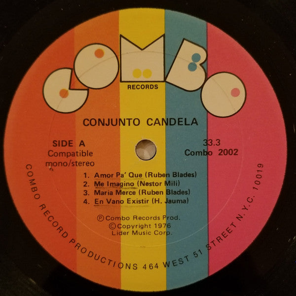 Conjunto Candela : Conjunto Candela (LP, Album, Mono)