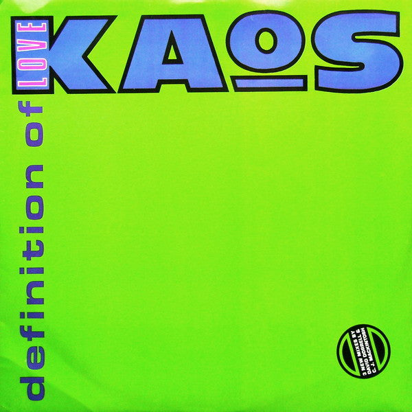 Kaos : Definition Of Love (12")