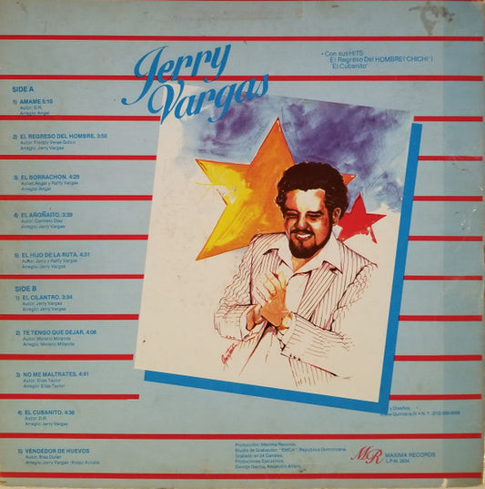 Jerry Vargas : Llego El Hombre (LP, Album)