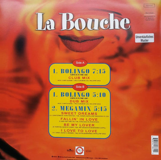 La Bouche - Bolingo (Love Is In The Air) vinyl record, 12" (Very Good Plus (VG+)) | Lulo Records