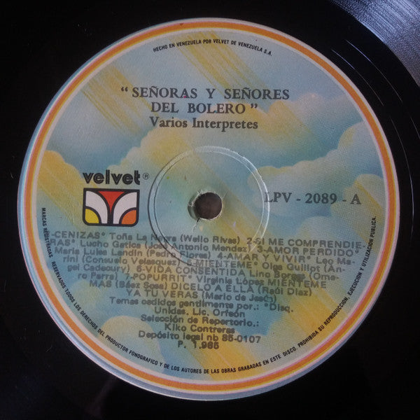 Various : Señoras Y Señores Del Bolero (LP, Comp)