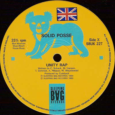 Solid Posse - Unity Rap vinyl record, 12" (Very Good Plus (VG+)) | Lulo Records