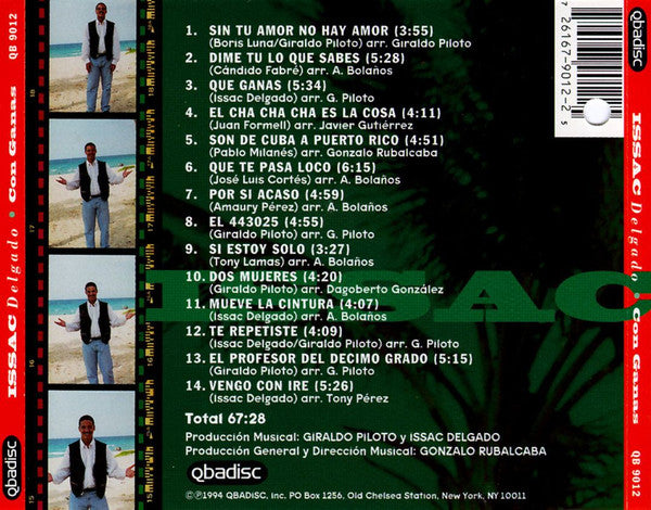 Issac Delgado : Con Ganas (CD, Album)