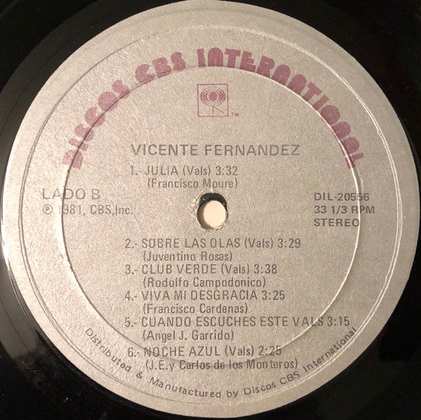 Vicente Fernandez : Valses Del Recuerdo (LP, Album)