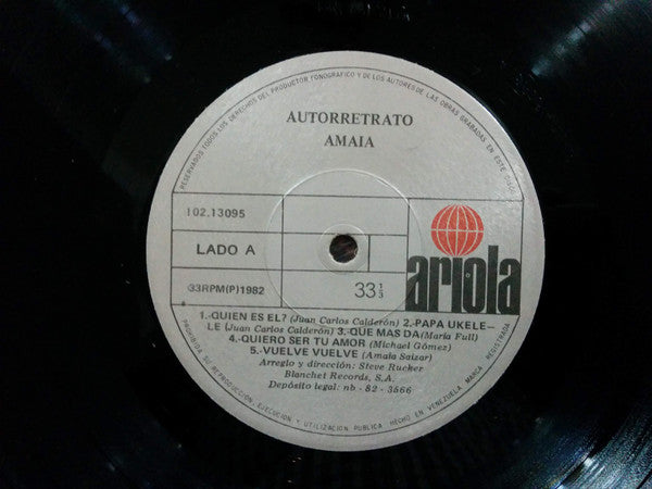 Amaya Saizar : Autoretrato (LP, Album)