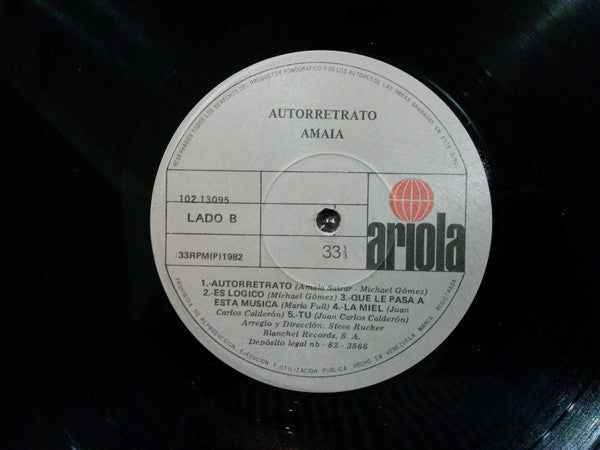 Amaya Saizar : Autoretrato (LP, Album)