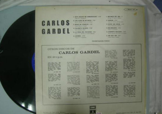 Carlos Gardel : Carlos Gardel (LP, Comp, Mono)