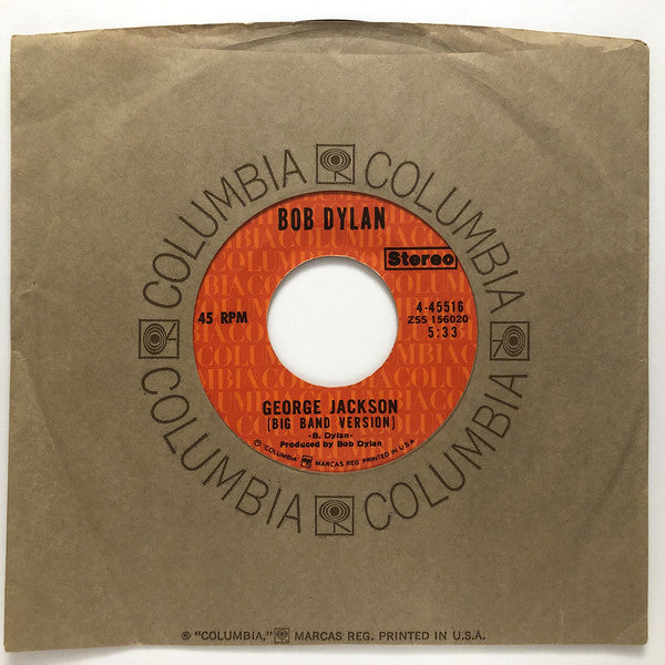Bob Dylan : George Jackson (7", Single, Ter)