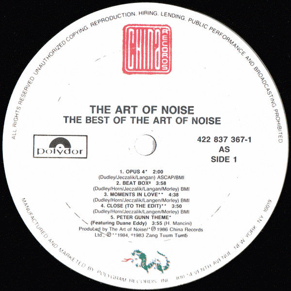 The Art Of Noise : The Best Of The Art Of Noise (LP, Comp, Car)