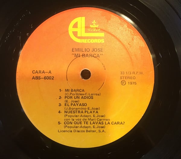 Emilio José : Mi Barca (LP, Comp)