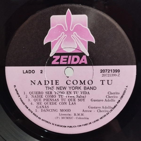 The New York Band : Nadie Como Tú (LP, Album)