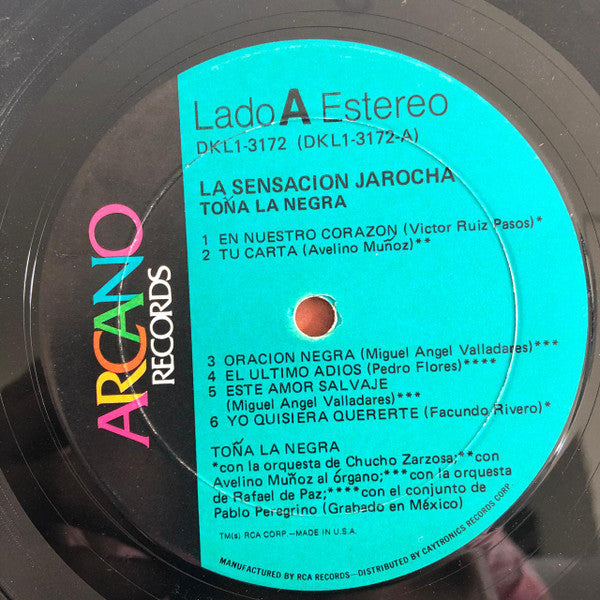 Toña La Negra : La Sensación Jarocha, Vol. III (LP, Album)