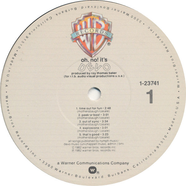 Devo : Oh, No! It's Devo (LP, Album)