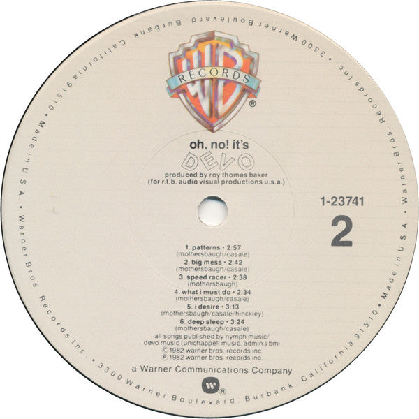 Devo : Oh, No! It's Devo (LP, Album)