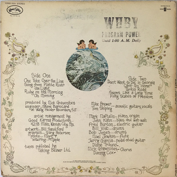 Brewer And Shipley : Tarkio (LP, Album, Son)