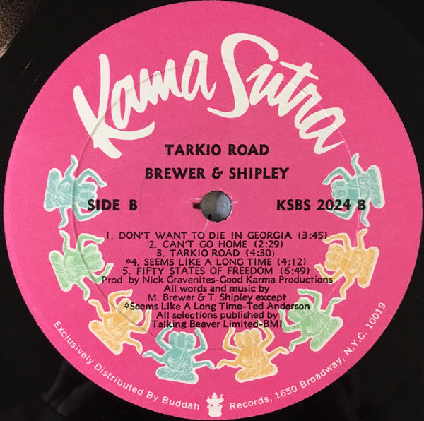 Brewer And Shipley : Tarkio (LP, Album, Son)