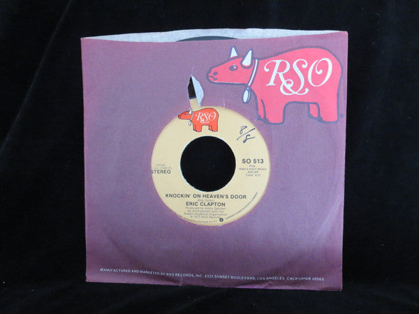 Eric Clapton : Knockin' On Heavens Door (7")